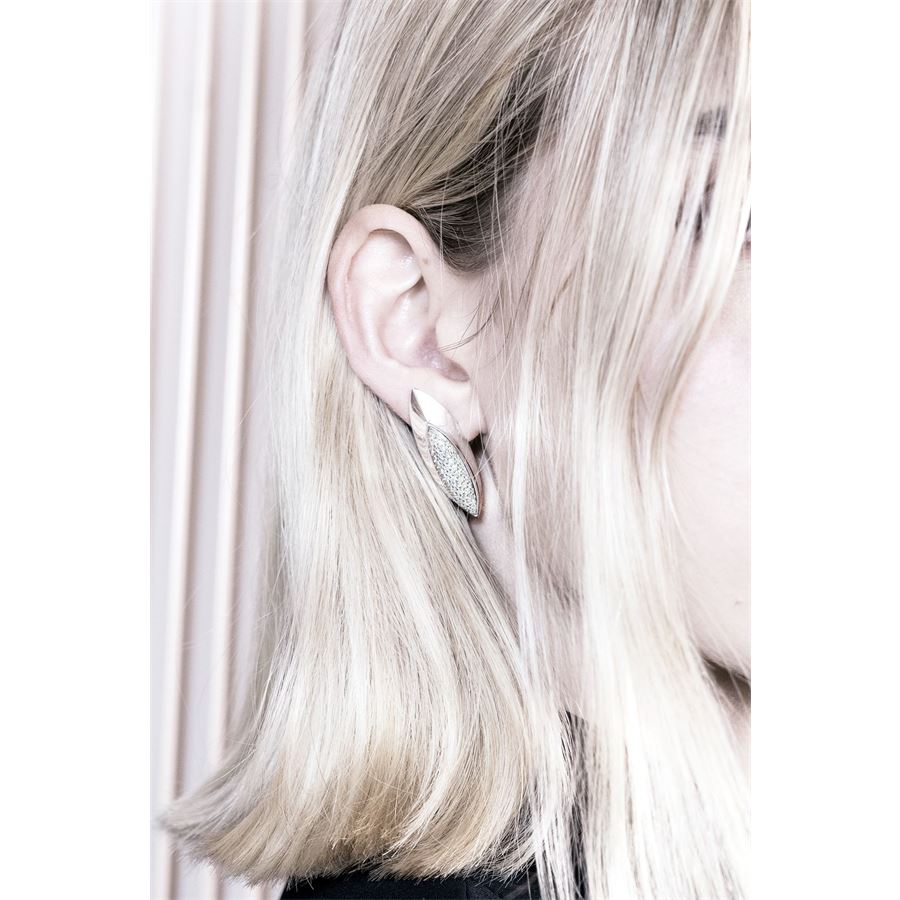 'Aurum' shield earrings with diamonds AURUM | OR SCUDOAU18B CT 2,30